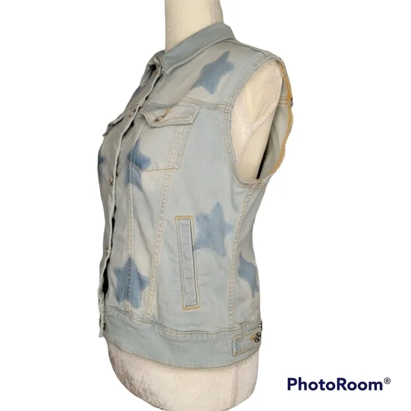 LULAROE Denim Sleeveless JACKET - Picture 2 of 6